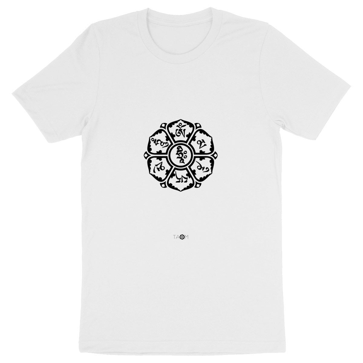 T-Shirt OM MANI PADME HUM Rond 