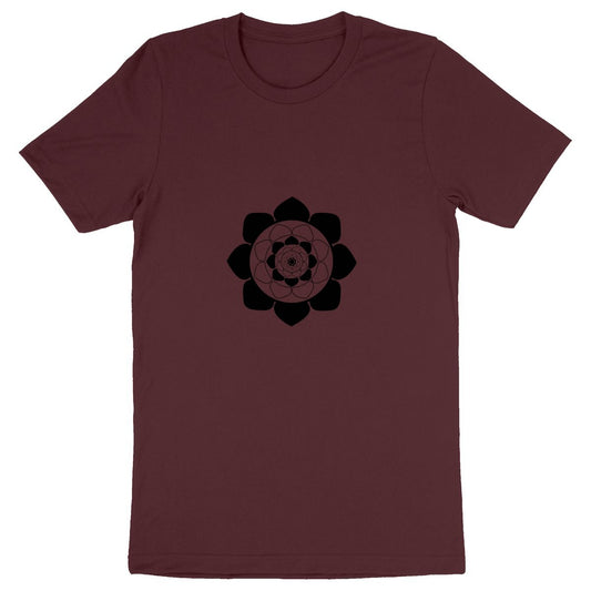 T-shirt Unisexe Mandala TAOM Noir 