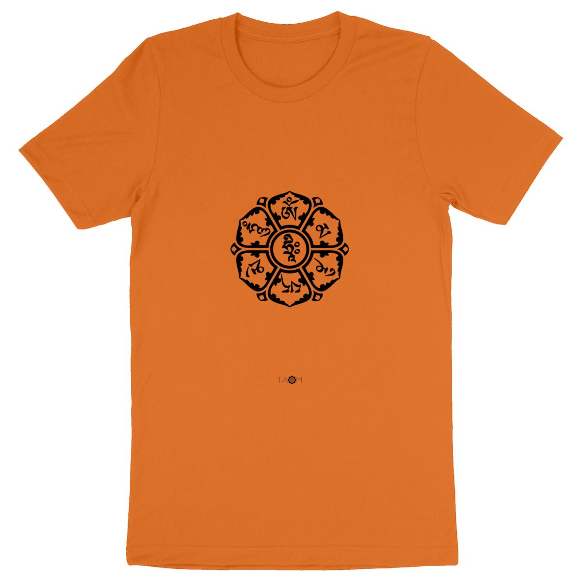 T-Shirt OM MANI PADME HUM Rond 