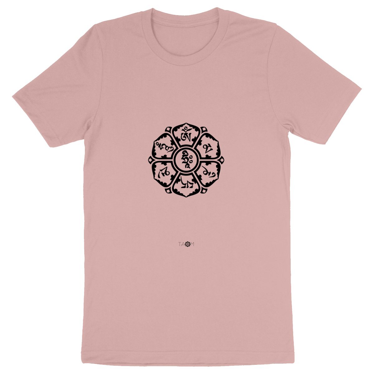 T-Shirt OM MANI PADME HUM Rond 